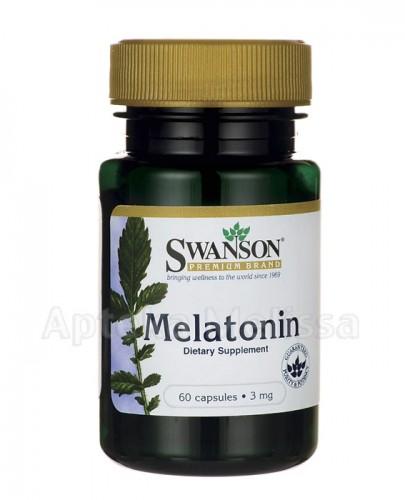 SWANSON Melatonina 3 mg - 60 kaps. - Apteka internetowa Melissa
