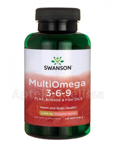 SWANSON MultiOmega 3-6-9 - 120 kaps. - Apteka internetowa Melissa
