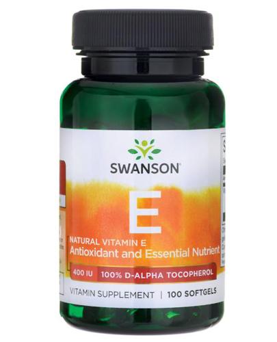 SWANSON Naturalna witamina E 400IU - 100 kaps.