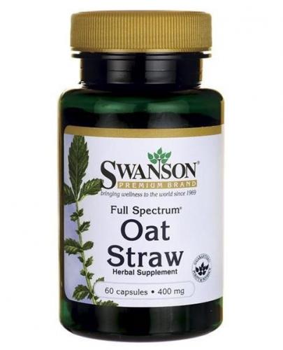  SWANSON Oat Straw 400 mg - 60 kaps. - Apteka internetowa Melissa  