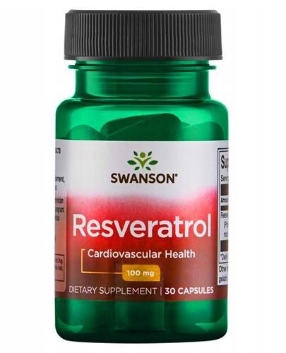  SWANSON Resveratrol 100 mg - 30 kaps. - Apteka internetowa Melissa  