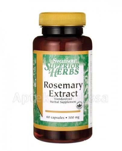SWANSON Rozmaryn extrakt 500mg - 60 kaps. - Apteka internetowa Melissa