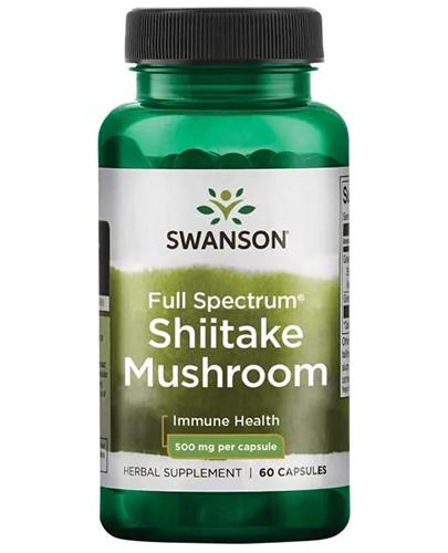  SWANSON Shiitake(Shitake) Mushroom 500 mg, 60 kapsułek - Apteka internetowa Melissa  