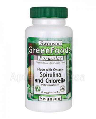 SWANSON SPIRULINA&CHLORELLA - 90 kaps. - Apteka internetowa Melissa