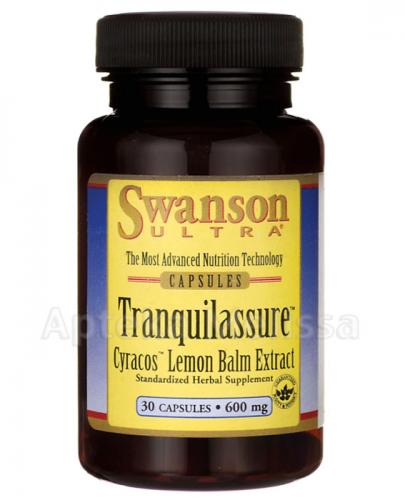  SWANSON Tranquilassure Cyracos Lemon Balm Extract Ekstrakt z melisy lekarskiej - 30 kaps. - Apteka internetowa Melissa  