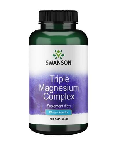 SWANSON Triple Magnesium Complex - 100 kaps. - Apteka internetowa Melissa  