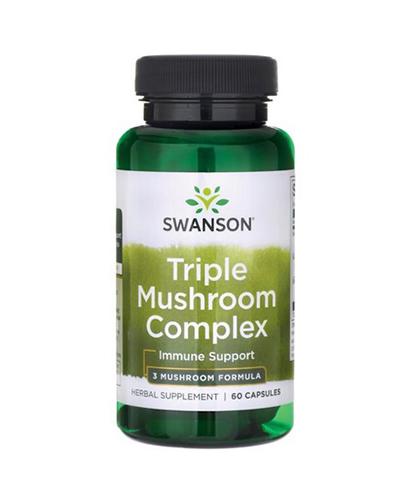 SWANSON Triple Mushroom (Reishi Shitake Maitake) - 60 kaps.