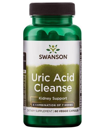  Swanson Uric Acid Cleanse - 60 kaps. Na układ moczowy - cena, opinie, właściwości - Apteka internetowa Melissa  
