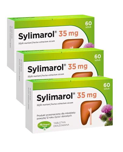  SYLIMAROL 35 mg, 3 x 60 tabl. Na wątrobę, cena, opinie, ulotka - Apteka internetowa Melissa  