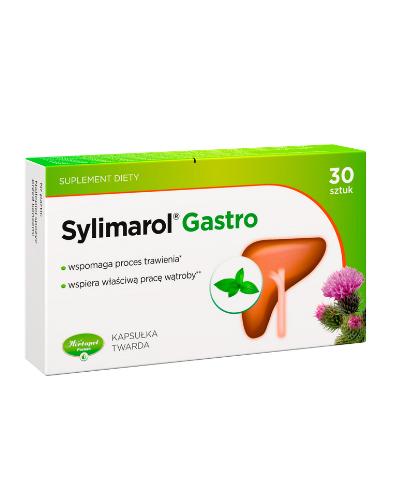  SYLIMAROL GASTRO - 30 kaps.Wspomaga prawidłowy proces trawienia i pracę przewodu pokarmowego - ważny do 2022-10-30  