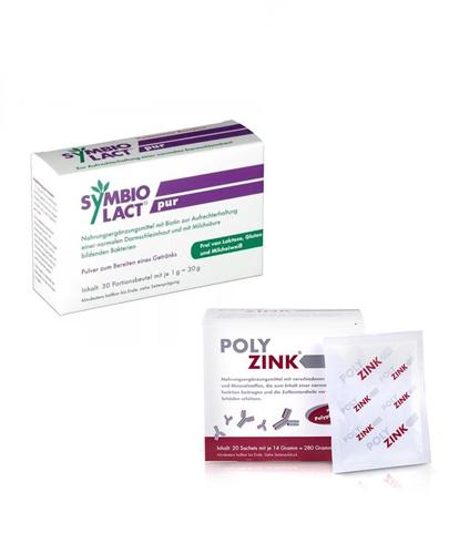 SYMBIOLACT PUR - 30 sasz. + POLYZINK - 20 sasz.