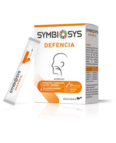 SYMBIOSYS DEFENCIA - 30 sasz. - mikrobiota jelitowa - cena, opinie, właściwości - Drogeria Melissa