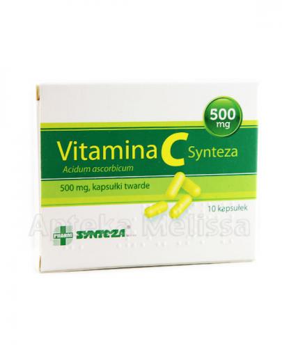  SYNTEZA Vitamina C 500mg - 10 kaps. - Apteka internetowa Melissa  