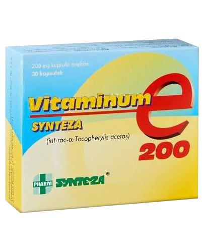  Synteza Vitaminum e, 30 kaps. Niedobory Witaminy E, cena, opinie, właściwości - Apteka internetowa Melissa  