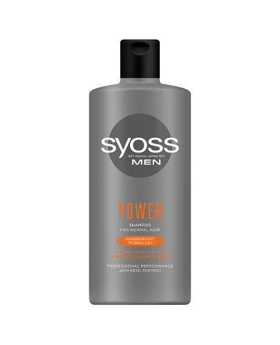  Syoss Men Power Szampon do włosów normalnych, 440 ml  - Apteka internetowa Melissa  