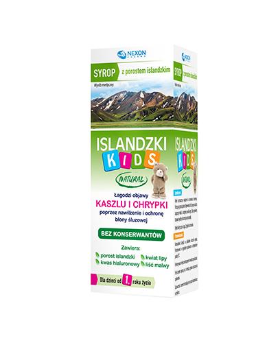  Syrop Islandzki Kids Natural Syrop  z porostem islandzkim - 125 ml - cena, opinie, właściwości - Apteka internetowa Melissa  