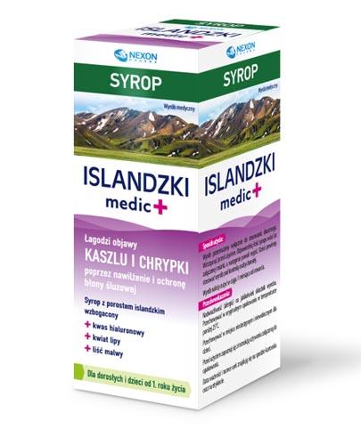  SYROP ISLANDZKI MEDIC+ Syrop z porostem islandzkim - 125 ml - Apteka internetowa Melissa  