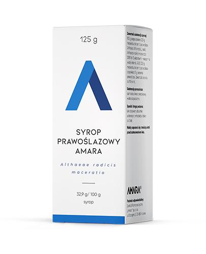Syrop prawoślazowy - 125 g AMARA, cena, opinie, wskazania - Apteka internetowa Melissa