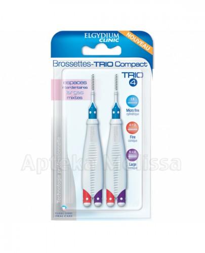 ELGYDIUM Clinic Trio 4 Compact szczoteczka do wszystkich przestrzeni międzyzębowych szeroka mix - 1 szt. - Apteka internetowa Melissa