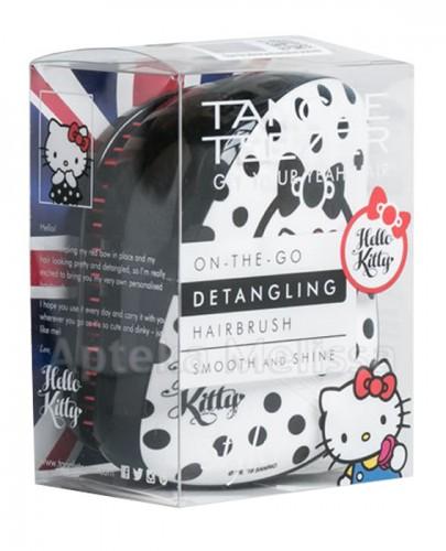 TANGLE TEEZER COMPACT STYLER Szczotka do włosów Hello Kitty czarno-biała - 1 szt. - Apteka internetowa Melissa