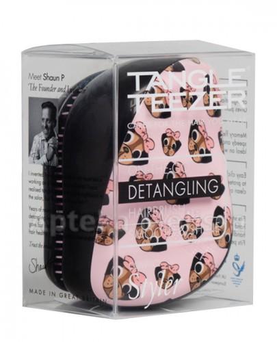 TANGLE TEEZER COMPACT STYLER Szczotka do włosów Pug Print - 1 szt. - Apteka internetowa Melissa