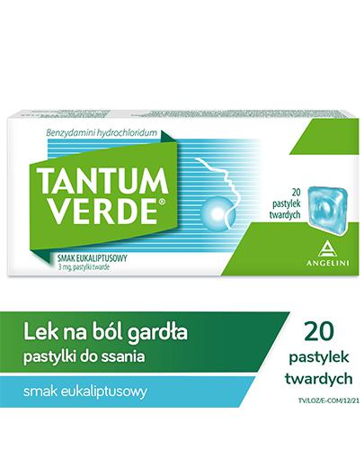TANTUM VERDE Smak eukaliptusowy - 20 past. - Apteka internetowa Melissa