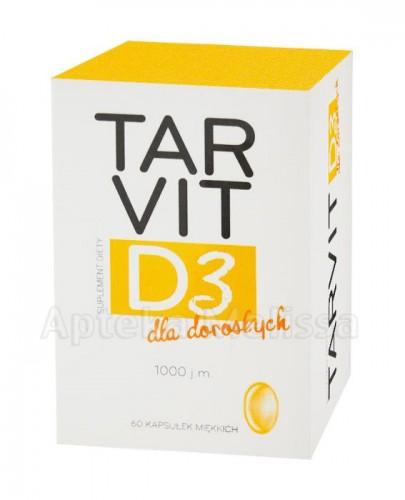 TARVIT D3 Dla dorosłych - 30 kaps. Data ważności: 2017.07.30 - Apteka internetowa Melissa