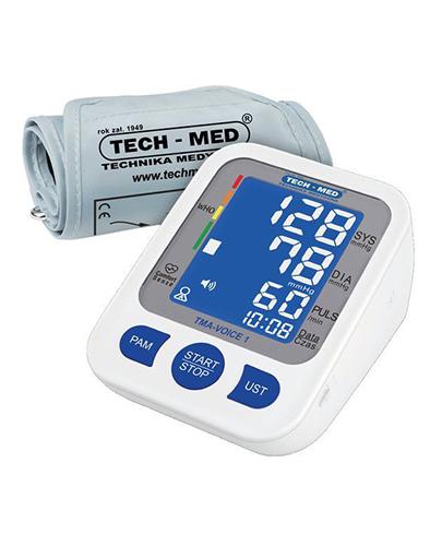  Tech-Med Cyfrowy aparat do pomiaru ciśnienia krwi i tętna TMA-VOICE 1, 1 sztuka - Apteka internetowa Melissa  