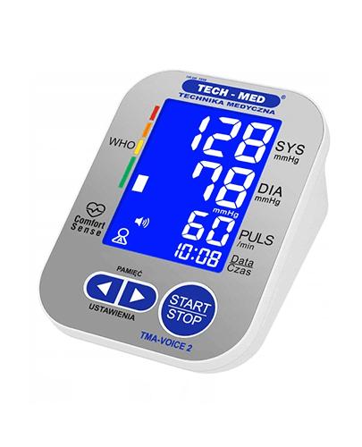  Tech-Med Cyfrowy aparat do pomiaru ciśnienia krwi i tętna TMA-VOICE 2 - 1 szt. - cena, opinie, właściwości - Apteka internetowa Melissa  
