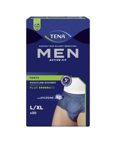 Tena Men Active Fit Pants Plus, Majtki chłonne L/XL, 30 sztuk