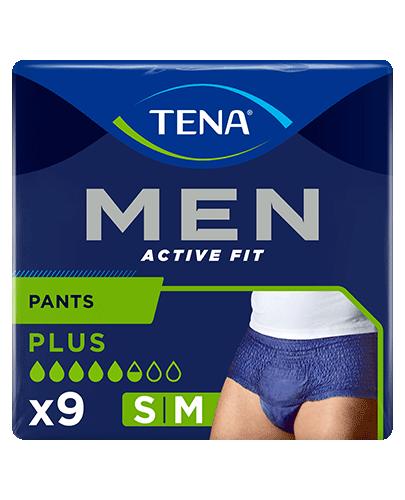  TENA MEN ACTIVE FIT PANTS PLUS Majtki chłonne M (75-105 cm), 9 sztuk - Apteka internetowa Melissa  