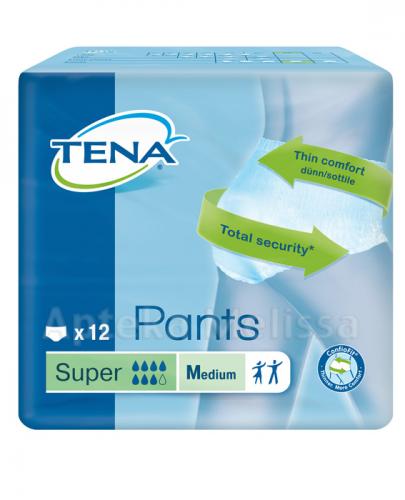 TENA PANTS SUPER MEDIUM Majtki chłonne - 12 szt. - Apteka internetowa Melissa