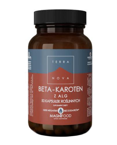 Terranova Beta-Karoten z alg, 50 kaps., cena, opinie, właściwości