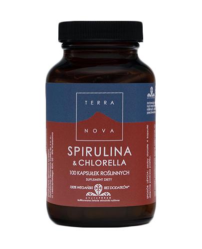  Terranova Spirulina & Chlorella, 100 kaps., cena, opinie, własciwości - Apteka internetowa Melissa  