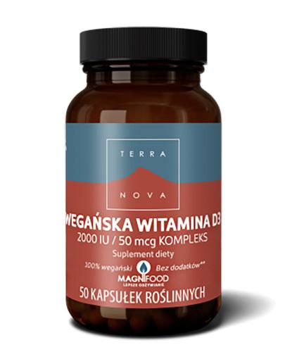 Terranova Wegańska witamina D3 2000 IU - 50 kaps. - cena, opinie, wskazania - Apteka internetowa Melissa