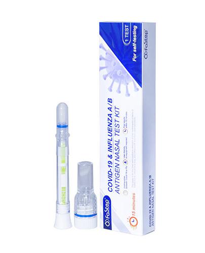  Test antygenowy na obecność COVID-19 i grypy typu A/B w wymazie z nosa, 1 szt., cena, opinie, właściwości - Apteka internetowa Melissa  