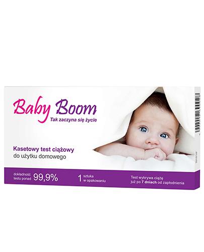  Test ciążowy BABY BOOM kasetowy 1 szt.- cena, opinie, stosowanie - Apteka internetowa Melissa  