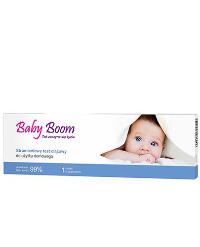  TEST ciążowy BABY BOOM strumieniowy 1szt. - cena, opinie, właściwości - Apteka internetowa Melissa  