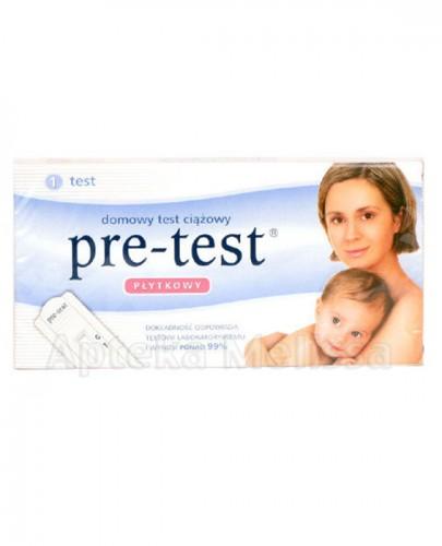  PRE-TEST Domowy test ciążowy - 1 szt. - cena, opinie, stosowanie - Apteka internetowa Melissa  