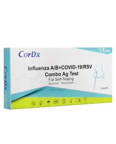  Cordx Influenza A/B, Covid-19/RSV Combo Ag Test, 1 sztuka  - Apteka internetowa Melissa  