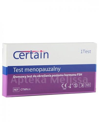 CERTAIN TEST MENOPAUZALNY - 1 op. - Apteka internetowa Melissa