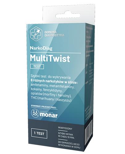 TEST NARKODIAG Multi-Test wykrywanie w ślinie - 1 szt. - Apteka internetowa Melissa