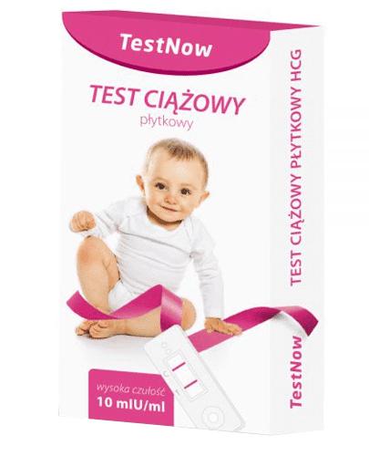  TestNow Test ciążowy płytkowy - 1 szt. - cena, opinie, właściwości - Apteka internetowa Melissa  