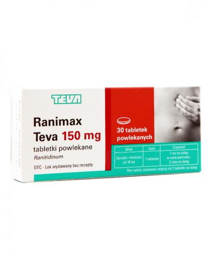  TEVA RANIMAX 150 mg - 30 tabl. - Apteka internetowa Melissa  
