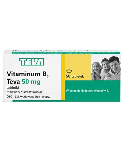  TEVA VITAMINUM B6 50 mg, 50 tabletek - Apteka internetowa Melissa  