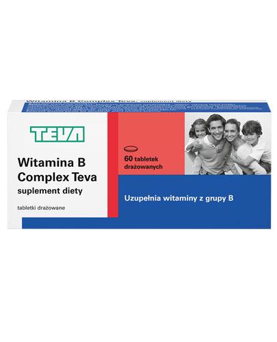 
                                                                          TEVA Witamina B Complex - 60 tabl. Niedobory witamin z grupy B. - Drogeria Melissa                                              
