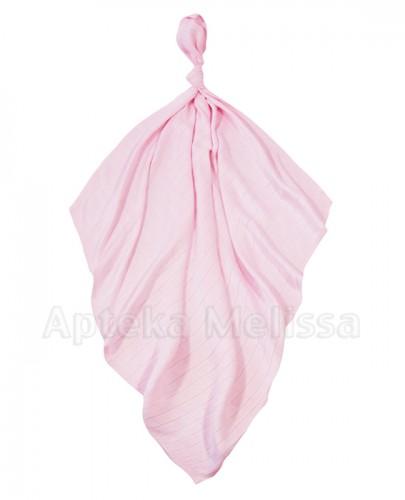TEXPOL Pieluszka bambusowa sweet róż 120x120 cm - 1 szt. - Apteka internetowa Melissa