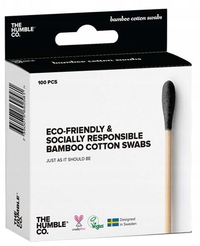  The Humble Bambusowe patyczki kosmetyczne Czarne - 100 szt. - cena, opinie, stosowanie - Apteka internetowa Melissa  