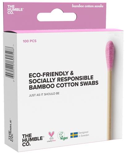  The Humble Bambusowe patyczki kosmetyczne Różowe - 100 szt. - cena, opinie, właściwości - Apteka internetowa Melissa  