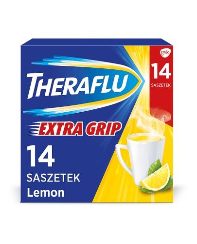 THERAFLU EXTRA GRIP Lek na objawy przeziębienia i grypy - 14 sasz. - Apteka internetowa Melissa